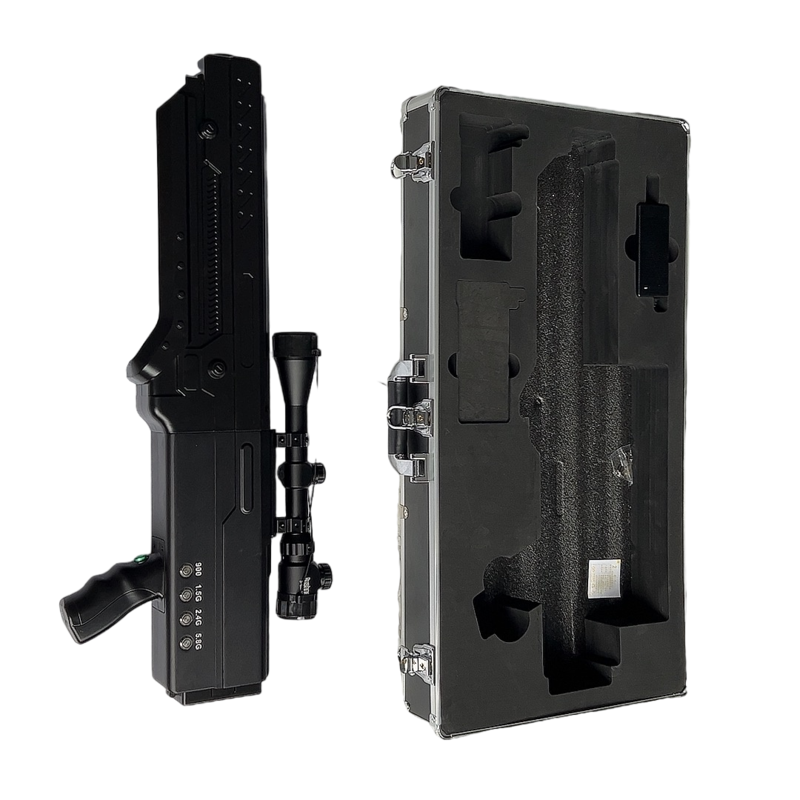  毛嘴镇手持便携式枪型低空防御反制四通道A型